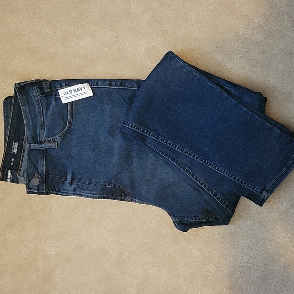 Old Navy Women's Dark Blue Rockstar Super Skinny Jeans NWT